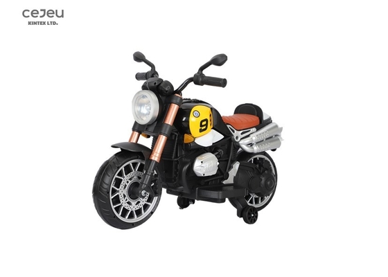 Ride On Electric Bike Toy USB Dual Drive 550 Motor Battery Display Unisexe