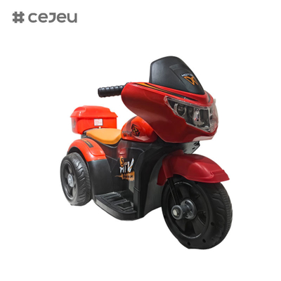 Best-seller de dessins animés sièges super larges trois roues enfants motocycle bébé jouet voiture moto électrique conduire sur le modèle de jouet