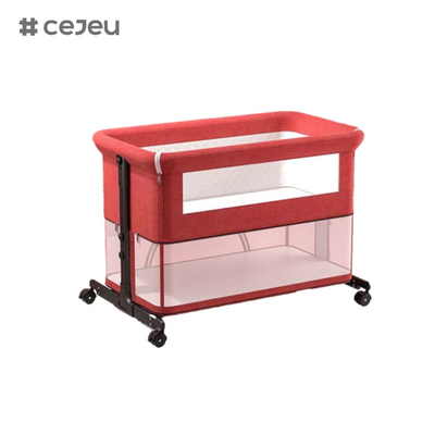 Lit bébé 3 en 1, berceau pliable avec moustiquaire, matelas inclus, berceau réglable en hauteur pour nouveau-nés