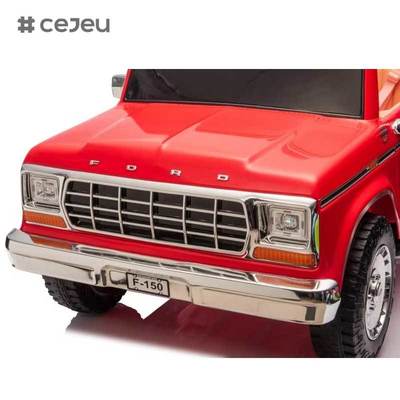 CJ-S323 F150 2025 Nouvelle voiture électrique F150 24V pour enfants, modèle sous licence, deux places, en plastique, pour enfants de 2 à 4 ans