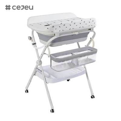 CJ-QC6605-1 Table de soins trois-en-un tout-en-un pour nouveau-nés, bain, lavage, pour change mobile - Vente en gros de produits pour le bain de bébé