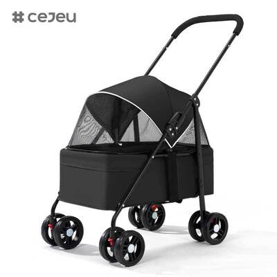CJ-KBL-CW004-1 Poussettes légères pour animaux de compagnie personnalisées