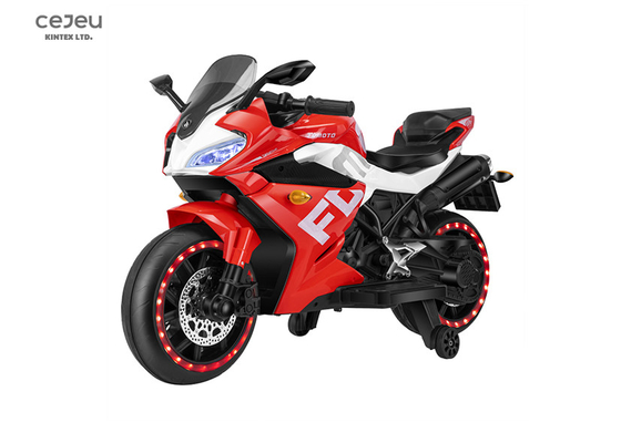 Motocyclette 12v à piles rechargeable avec EVA Training Wheels