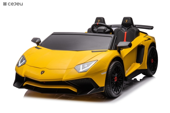 Kids 12V Ride On Licensed Lamborghini Aventador SV Sports Car Toy Parent Control