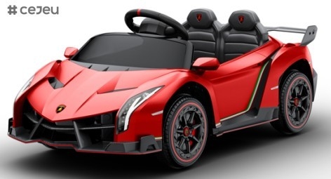 12V sous licence Lamborghini Aventador SV jouet de voiture de sport pour enfants avec contrôle parental