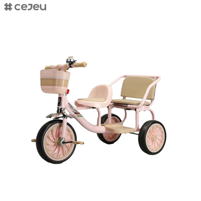 Tricycle pour enfants avec cloche de boussole pour une utilisation toute saison avec poignées faciles à tenir