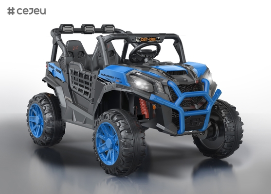 12V Voyage en voiture UTV pour les enfants, Voyage en batterie Voyage en jouets avec télécommande, Voyage en 4 roues avec musique