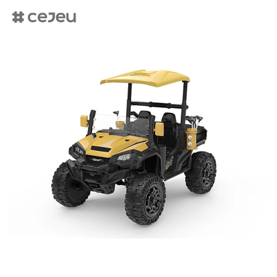 CJ-5189 12V 2 places Les enfants conduisent sur une voiture UTV, un véhicule électrique 10AH une voiture de camion avec un moteur 2x550W, avec des clubs de golf jouets