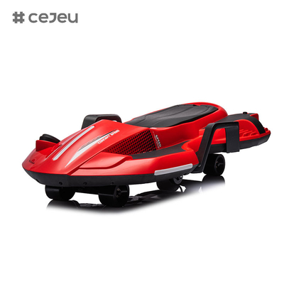 2 en 1 pédale électrique et poussée Ride On Toy Wiggle Car avec USB léger, MP3 et musique pour les enfants Unisexe
