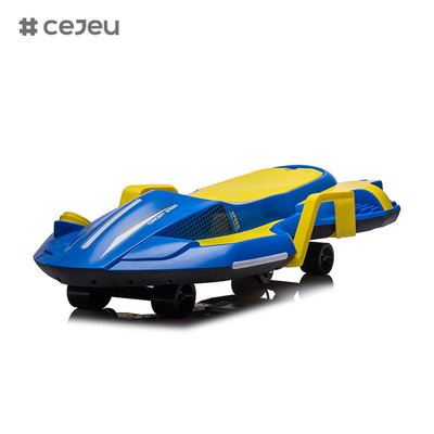 2 en 1 pédale électrique et poussée Ride On Toy Wiggle Car avec USB léger, MP3 et musique pour les enfants Unisexe