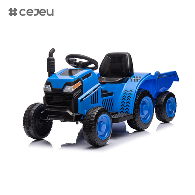 Montez sur un tracteur 6V 4,5Ah, tracteur électrique pour enfants avec télécommande, MusicUSBMPS, tracteur de véhicule de jeu pour enfants 3-6 ans