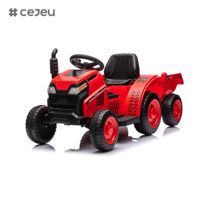 Montez sur un tracteur 6V 4,5Ah, tracteur électrique pour enfants avec télécommande, MusicUSBMPS, tracteur de véhicule de jeu pour enfants 3-6 ans