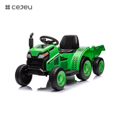 Montez sur un tracteur 6V 4,5Ah, tracteur électrique pour enfants avec télécommande, MusicUSBMPS, tracteur de véhicule de jeu pour enfants 3-6 ans