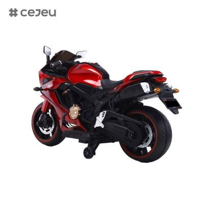 CJ-N-999 Motocyclette pour enfants à entraînement simple, 12V4,5AH,550 moteur, démarrage en un clic, adapté aux enfants de 3 à 12 ans