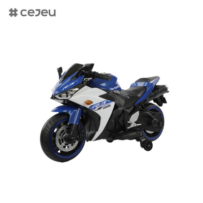 CJ-N-888 12V Ride sur la moto pour les enfants, batterie alimentée 2 roues jouet de moto avec Bluetooth, musique, lumière-