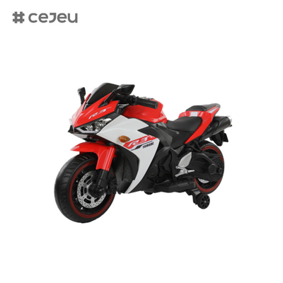 CJ-N-888 12V Ride sur la moto pour les enfants, batterie alimentée 2 roues jouet de moto avec Bluetooth, musique, lumière-