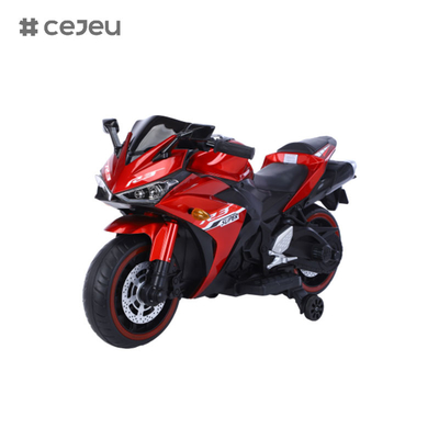 CJ-N-888 12V Ride sur la moto pour les enfants, batterie alimentée 2 roues jouet de moto avec Bluetooth, musique, lumière-
