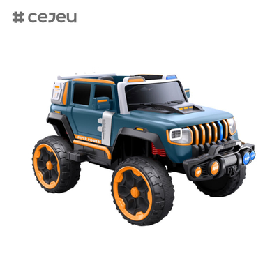 CJ-LC-6169 Jeep à quatre roues motrices 12V avec démarrage à un bouton, Bluetooth, USB - sûr, durable et amusant à conduire sur les enfants