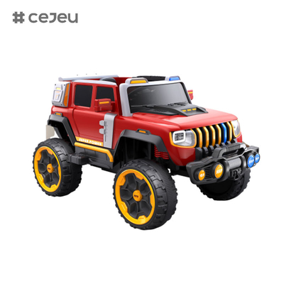 CJ-LC-6169 Jeep à quatre roues motrices 12V avec démarrage à un bouton, Bluetooth, USB - sûr, durable et amusant à conduire sur les enfants