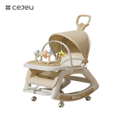 Pour les garçons et les filles, CJ-718-5, artéfact de bébé de chaise confortable, 5 en 1, modèle swing modèle chaise haute modèle fixe