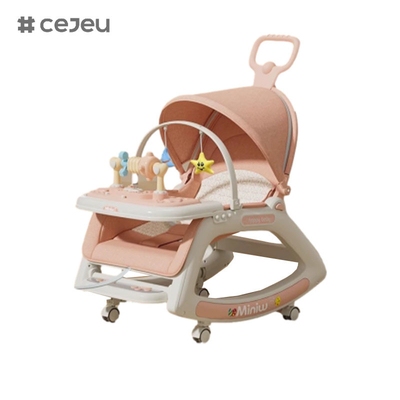 Pour les garçons et les filles, CJ-718-5, artéfact de bébé de chaise confortable, 5 en 1, modèle swing modèle chaise haute modèle fixe
