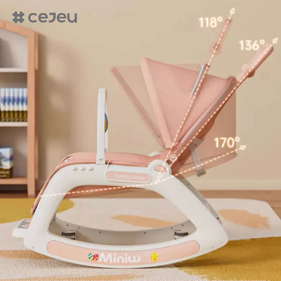 Pour les garçons et les filles, CJ-718-5, artéfact de bébé de chaise confortable, 5 en 1, modèle swing modèle chaise haute modèle fixe