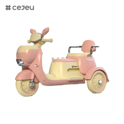 CJ-688 Motocycles électriques, démarrage à un bouton, fonction d'éducation précoce,USB, pour garçons et filles de 3 à 5 ans