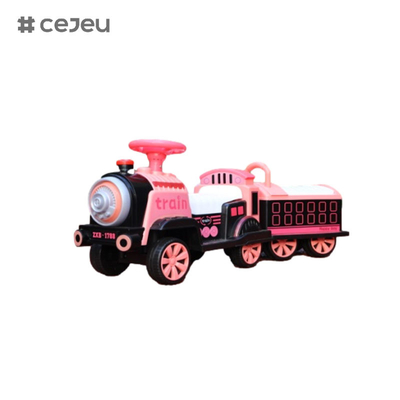 CJ-1788 Scooters de train pour garçons et filles avec carrosserie et compartiment/Bluetooth/musique/lumières/démarrage en un clic
