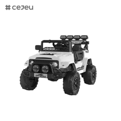 CJ2122 Double porte ouverte, 6V4AH* 1,390 #*1, avec 2.4G RC, lumières, démarrage à un bouton, musique, USB, Bluetooth, éducation précoce