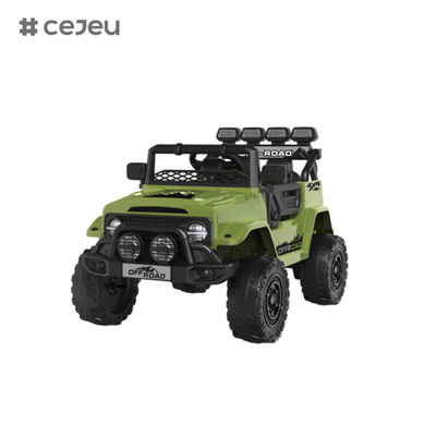 CJ2122 Double porte ouverte, 6V4AH* 1,390 #*1, avec 2.4G RC, lumières, démarrage à un bouton, musique, USB, Bluetooth, éducation précoce