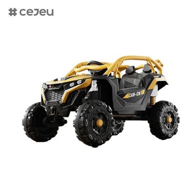 CJ5188,6V7*2,380,avec musique/éducation précoce/bluetooth/lumières,Orange Jaune Vert Rouge, 4 couleurs