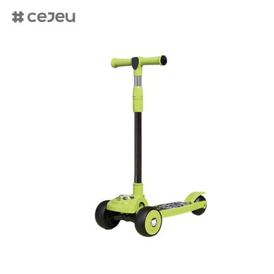 CJ-E300-2, modèle panda, avec des lumières, de la musique, la poignée peut être réglée 68-85cm, les enfants de différentes hauteurs peuvent jouer