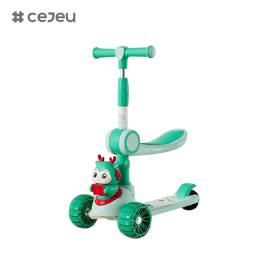 CJ-6333, avec lumières/musique/grandes roues/chassis à deux étages,Purple/rose/vert/bleu, 4 couleurs,pour garçons et filles