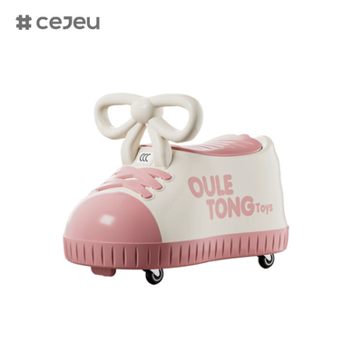 CJ-600, forme de chaussure, taille 48*27*34, musique/roue universelle silencieuse/grande boîte de rangement/agrandir le siège/conception anti-inclinaison