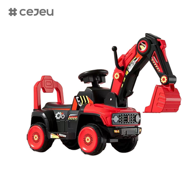 CJ-TK5688, excavatrice pour enfants, 63*33*57cm, rouge/bleu/orange, 3 couleurs à choisir, donne aux enfants un rêve d'excavatrice