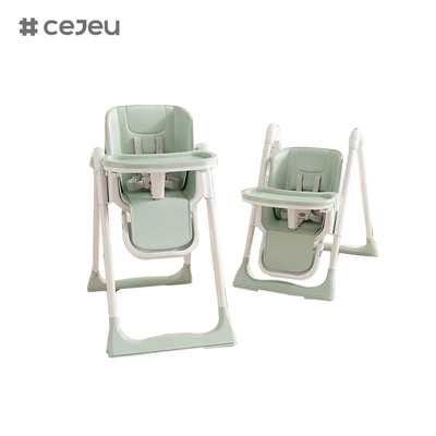 CJ-22/CJ-23,pp+swing+wheel, rose/gris/bleu/or, quatre couleurs,50.2*83.1*88.2cm, chaise haute pour bébé fiable et sûre