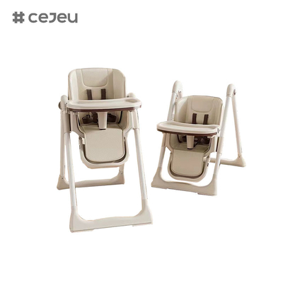 CJ-22/CJ-23,pp+swing+wheel, rose/gris/bleu/or, quatre couleurs,50.2*83.1*88.2cm, chaise haute pour bébé fiable et sûre