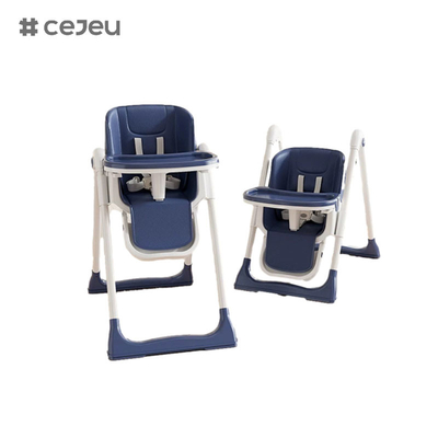 CJ-22/CJ-23,pp+swing+wheel, rose/gris/bleu/or, quatre couleurs,50.2*83.1*88.2cm, chaise haute pour bébé fiable et sûre