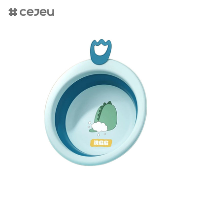 CJ-NZ-XKL, bassin de lavage pour bébé pliable, facile à transporter et à placer, pliable et facile à utiliser, rose vert bleu, trois couleurs