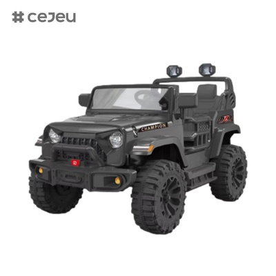 CJ-JC308, avec 2.4G RC Deux sièges/USB/Light Four wheel suspension MP3 socket/Music12V7AH*1/40W*2Blanc/Rouge/Verde/Noir