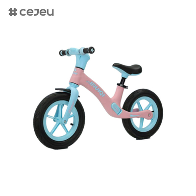 CJ-TXY-201,Early Learning Interactive Push Bike avec équilibre régulier et repose-pieds,Rose Noir Rouge Vert,Quatre couleurs