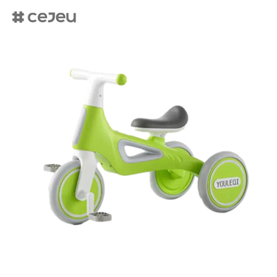 CJ-A066, avec lumières/musique, tricycle pour enfants, rose/vert/jaune, trois couleurs, un beau cadeau pour les garçons et les filles