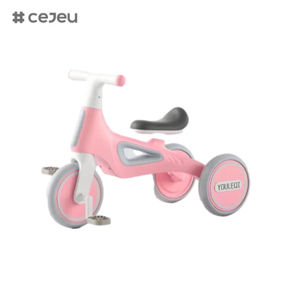 CJ-A066, avec lumières/musique, tricycle pour enfants, rose/vert/jaune, trois couleurs, un beau cadeau pour les garçons et les filles