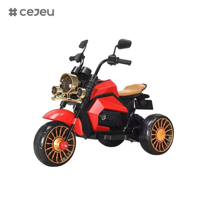 CJ-5188R moto électrique, rouge blanc bleu vert 6V4.5/380, taille de produit 81*43*64cm, donnez à vos enfants un beau cadeau.