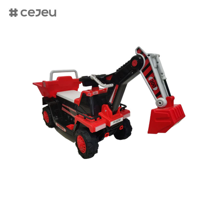 CJ-CT-300, avec moteur 6V4.5A*1 380 bras de creusement manuel Fonction d'éducation précoce Histoire musicale Anglais USB MP3 Bluetooth LED