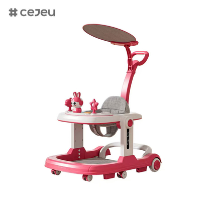 QRBB-869A, baby walker, 2 en 1 3 régulateur de hauteur Roue*6 Frein/Musique/Jouets