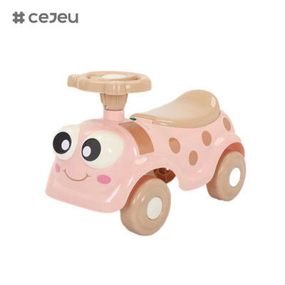 CJ-102,Twist car pour enfants 1-3 ans scooter bébé éclairage de musique anti-retour à quatre roues,avec lumières/musique en bas
