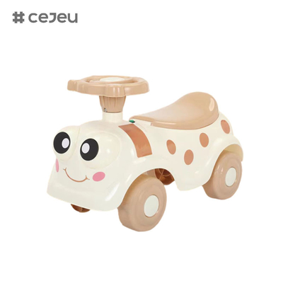 CJ-102,Twist car pour enfants 1-3 ans scooter bébé éclairage de musique anti-retour à quatre roues,avec lumières/musique en bas