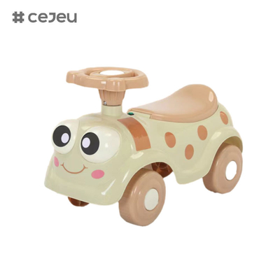 CJ-102,Twist car pour enfants 1-3 ans scooter bébé éclairage de musique anti-retour à quatre roues,avec lumières/musique en bas
