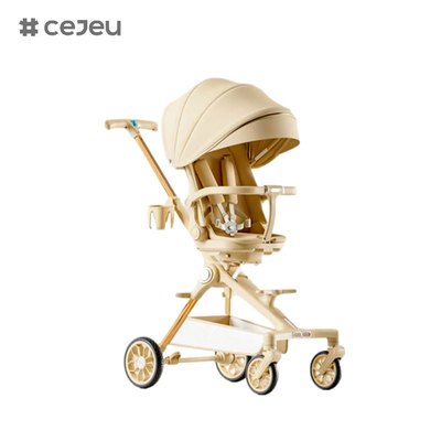 CJ-XL 15L Best-seller pliable portable Poussette pour bébé allongée à 360 degrés peut faire pivoter le siège Poussette pour bébé